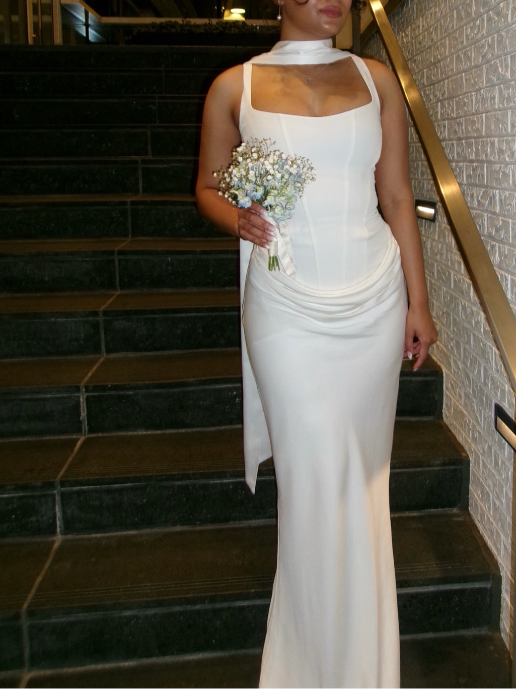 Baby Boo Cornelia Dress W/ Scarf Bridal